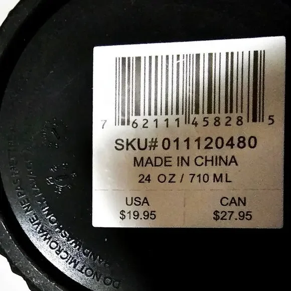 Starbucks New Venti Matte Black Soft Touch Studded Tumbler 24 oz - Picture 10 of 12